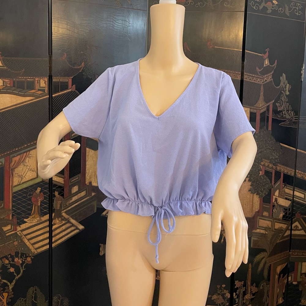 Heart and hips lilac (purple) shirt, size Large